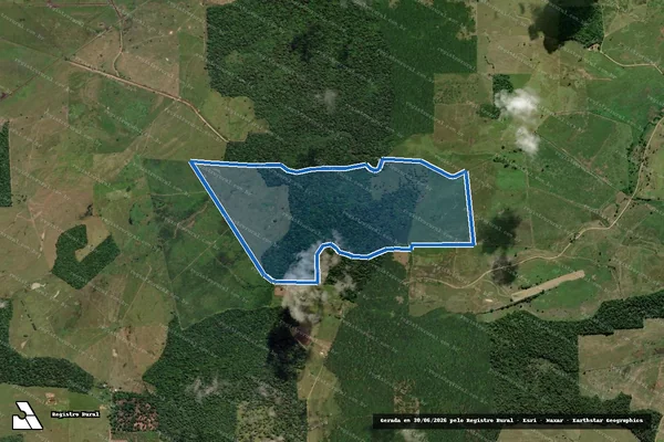 Imagem de satélite de Fazenda Mucuri - Desmembramento em Linhares - ES