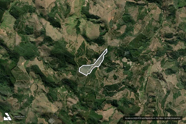 Imagem de satélite de Sitio Vargem Alegre - Parte 1 em Lajinha - MG