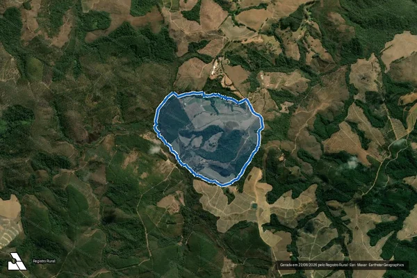 Imagem de satélite de CONSULTA - PARCELA 02 em Poços de Caldas - MG