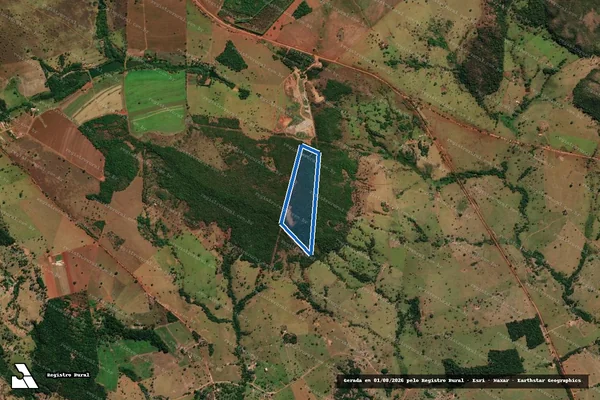Imagem de satélite de FAZENDA SANTA MARTA DENOMINADA LIMEIRA - GLEBA 04 em Iporá - GO