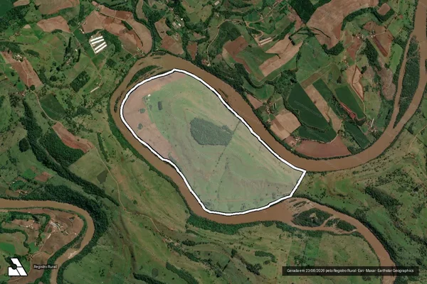 Imagem de satélite de FAZENDA CHAPECÓ - LIGIA MOMOLI - Única em Coronel Freitas - SC