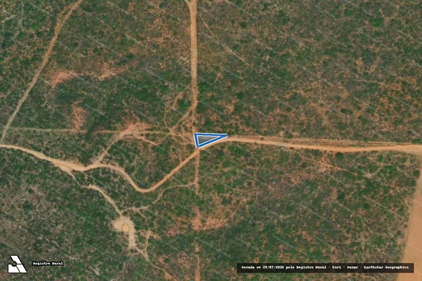 Imagem de satélite de FAZENDA BAIXA DO MESTRE - Parte 3 em Tucano - BA
