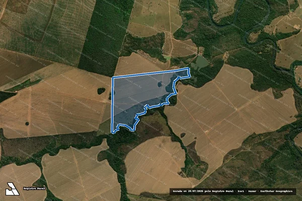 Imagem de satélite de FAZENDA DISTÂNCIA V - Parte 1 em Diamantino - MT