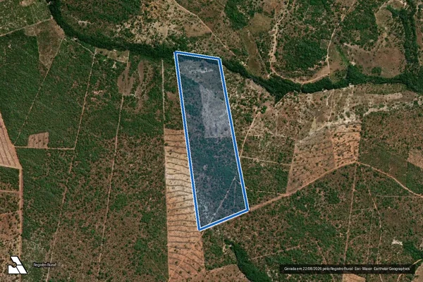 Imagem de satélite de FAZENDA RENASCER - PARCELA 01 em Formosa da Serra Negra - MA