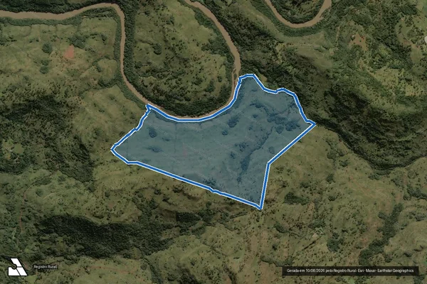 Imagem de satélite de FAZENDA PEDRAS GRANDES - GLEBA 01 em São Joaquim - SC