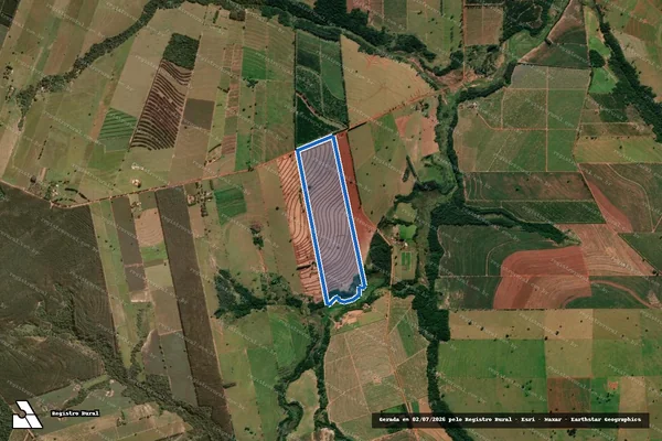 Imagem de satélite de SÍTIO SANTO AMARO - Parte 2 em Alto Paraná - PR