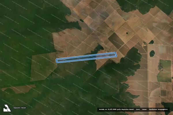 Imagem de satélite de Fazenda Adão - Parte 1 em Brasnorte - MT