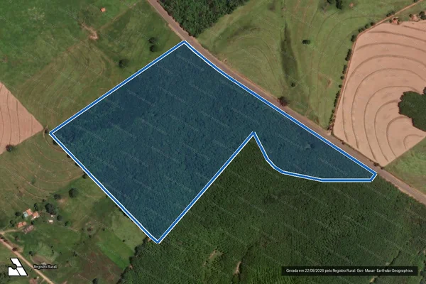 Imagem de satélite de Fazenda Santa Salete - Parte 01 em Auriflama - SP
