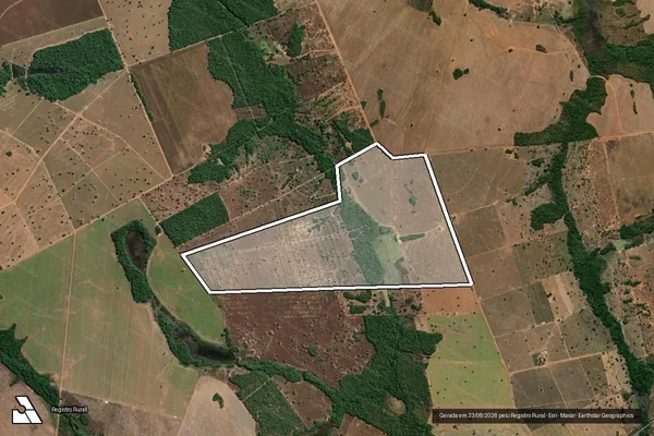 Imagem de satélite de FAZENDA IPORÁ - GLEBA B em Peixe - TO
