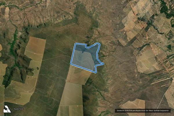 Imagem de satélite de FAZENDA BARRO VERMELHO - Gleba 01 em Barreiras - BA