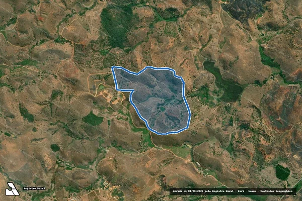 Imagem de satélite de FAZENDA VALE DO SOL - PARTE 1 em Engenheiro Caldas - MG
