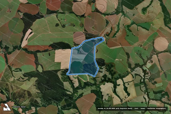 Imagem de satélite de FAZENDA NOVO HORIZONTE - Parte 1 em Itaí - SP