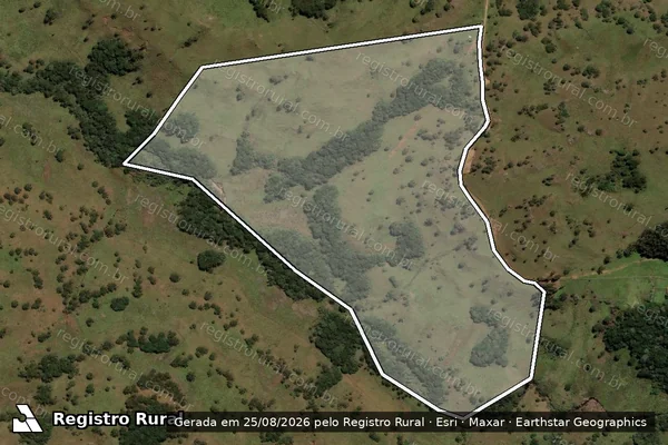 Imagem de satélite de Fazenda Domingos Borges - Parcela 3 em São Joaquim - SC