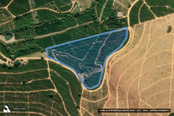 Imagem de satélite de SITIO CORREGO DA INVEJA - Parte 01 em Colatina - ES