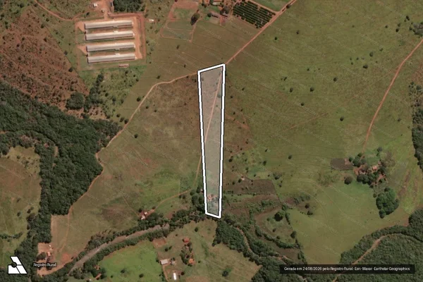 Imagem de satélite de Fazenda Babilônia - Área 05 em Monte Alegre de Minas - MG