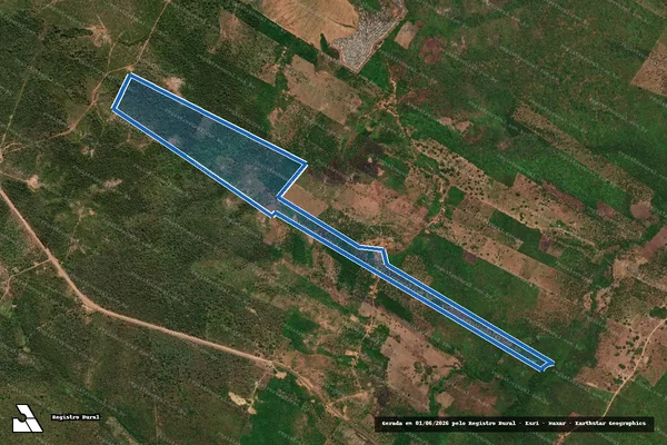 Imagem de satélite de FAZENDA SANTO ANTONIO - Parcela 1 em Buriti Bravo - MA