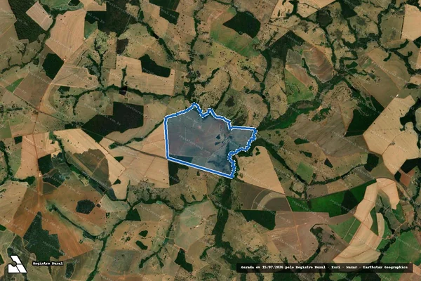 Imagem de satélite de FAZENDA SANTA TEREZINHA, NOSSA SENHORA DE FÁTIMA - Parcela 1 em Mossâmedes - GO