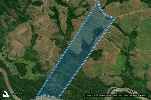 Imagem de satélite de FAZENDA BEIRA RIO - Parte Única em Marabá - PA
