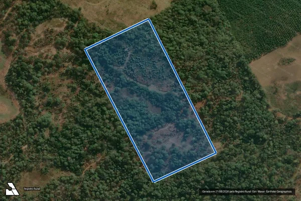 Imagem de satélite de Imóvel Rural Situado no Lugar Denominado Concórdia - Lote Fração "B" em Cruz Machado - PR