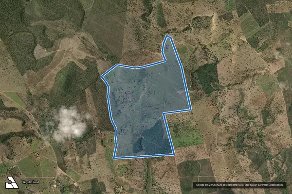Imagem de satélite de FAZENDA NOVA DOURADA - Parte 1 em Caém - BA