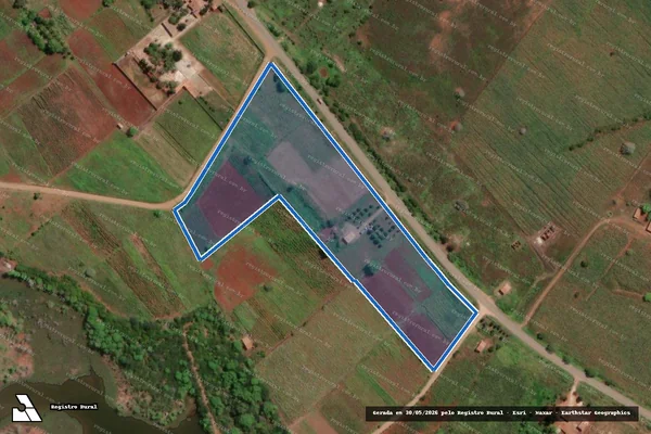 Imagem de satélite de LOTE 135 - P.A. JACARÉ CURITUBA - SETOR 02 - ÁREA IRRIGADA - BOMBA 12 - LOTE 02 em Poço Redondo - SE