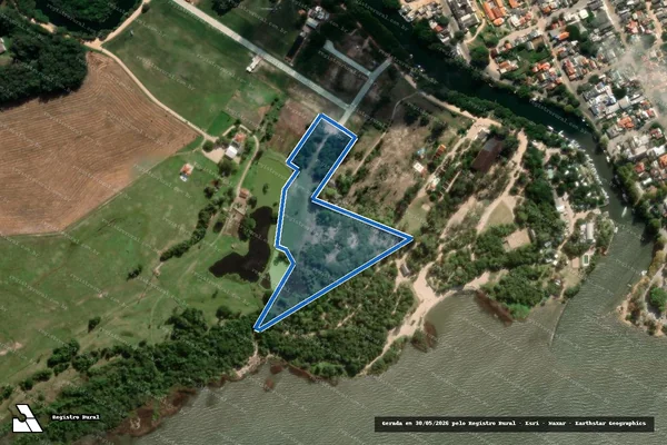 Imagem de satélite de Fazenda do Sobrado - Área 02 em São Lourenço do Sul - RS