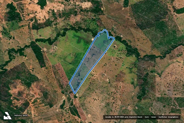 Imagem de satélite de Fazenda Boa Lembrança - FAZENDA LAGOA em Sítio Novo - MA
