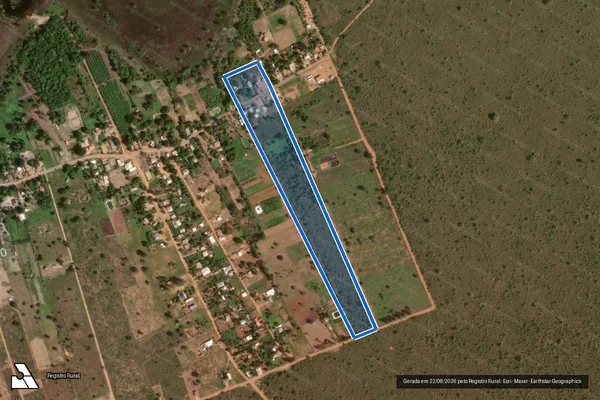 Imagem de satélite de Fazenda Bananal e Outras / Matrícula 47809 em Barreiras - BA