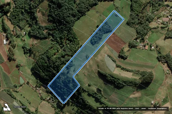 Imagem de satélite de SITIO ARGENTON / Parte 1 em Fraiburgo - SC