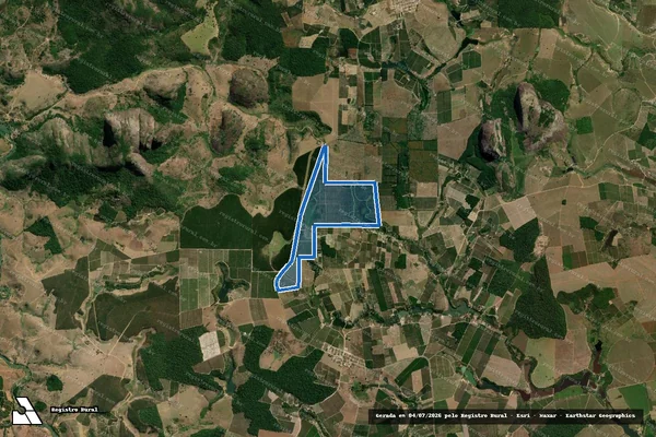 Imagem de satélite de FAZENDA LAGOA - Parte 1 em Boa Esperança - ES