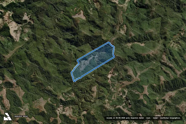 Imagem de satélite de Fazenda Matão - GLEBA 1 em Wenceslau Braz - MG