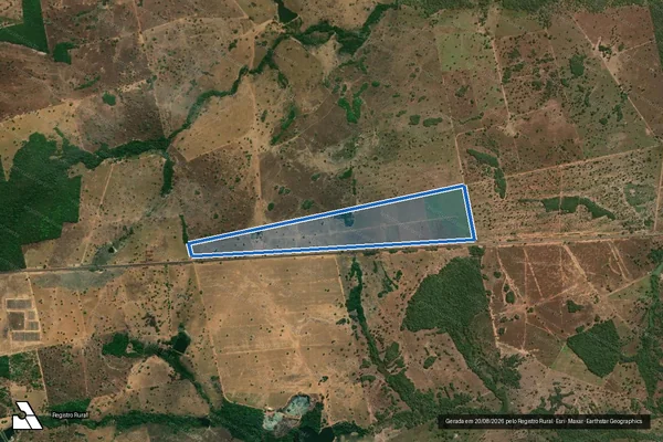 Imagem de satélite de Fazenda Estância Maranata - Parte 1 em São Miguel do Araguaia - GO