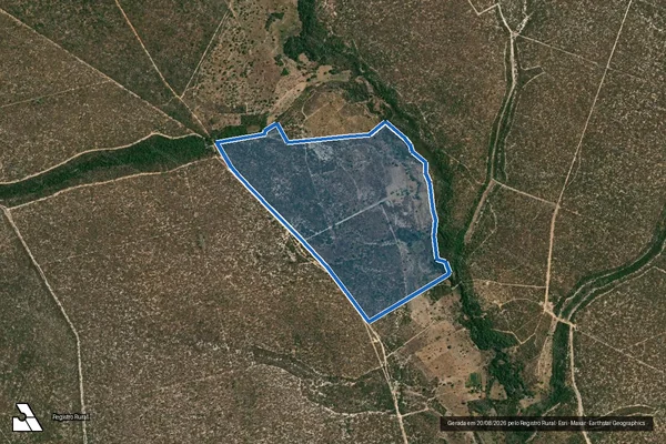 Imagem de satélite de FAZENDA VALERIO - FAZENDA VALERIO em São Francisco - MG