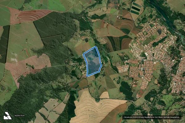 Imagem de satélite de Chácara São Judas  - Chácara São Judas em Piraju - SP