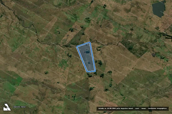 Imagem de satélite de FAZENDA SANTA CÂNDIDA em Alegrete - RS