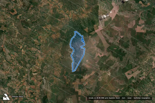 Imagem de satélite de Barreiro - Parcela 1 em Carbonita - MG