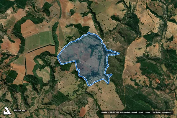 Imagem de satélite de FAZENDA CHUMBO  - Parte 1 em Patos de Minas - MG