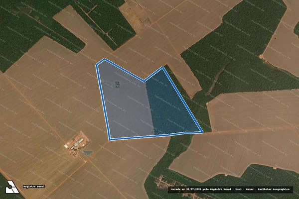 Imagem de satélite de ÁREA REMANESCENTE - FAZENDA FABRICIO em Sinop - MT