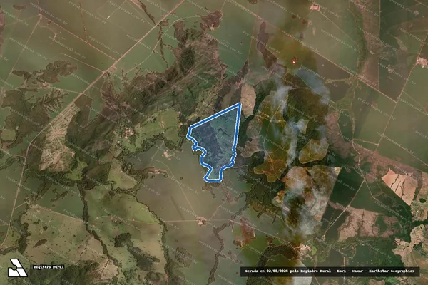 Imagem de satélite de Fazenda João Antônio - Parte 1 em Padre Bernardo - GO