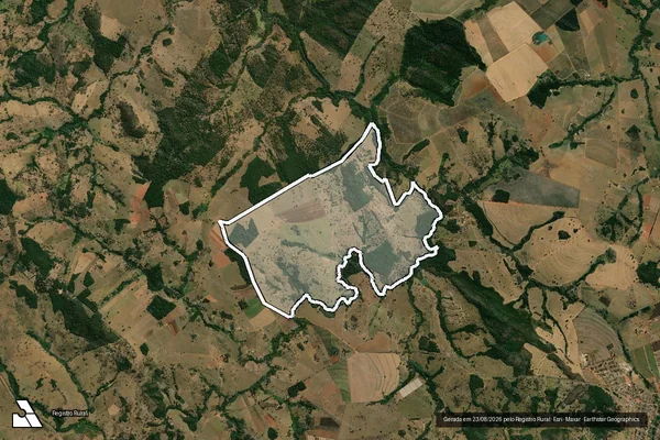 Imagem de satélite de Fazenda Cochoeira de Santo Antônio e Taquaral - Gleba A em São Francisco de Goiás - GO