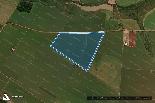 Imagem de satélite de FAZENDA CRISTAL - Parte 2 em Naviraí - MS