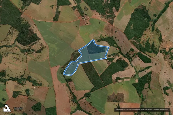 Imagem de satélite de Fazenda Boa Vista - Parte 2 em Piracanjuba - GO