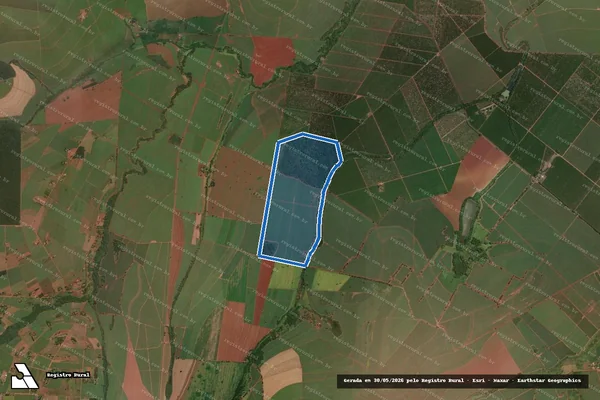 Imagem de satélite de Fazenda Santa Maria da Figueira em Araraquara - SP