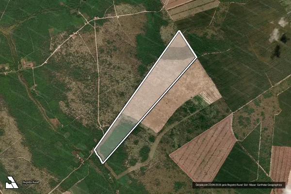 Imagem de satélite de FAZENDA SALÚ - GLEBA 01 em Urbano Santos - MA