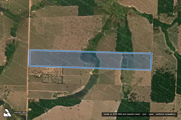 Imagem de satélite de Chácara Machado  / Parte 1 em Alta Floresta - MT