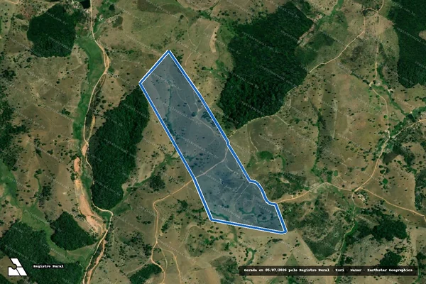 Imagem de satélite de FAZENDA BOM SUCESSO - PARCELA 01 em Chã Preta - AL