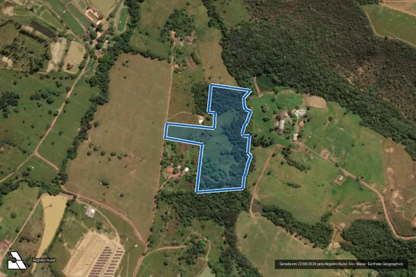 Imagem de satélite de FAZENDA BURACAO PARCELA 03 - Parte 1 em Luziânia - GO