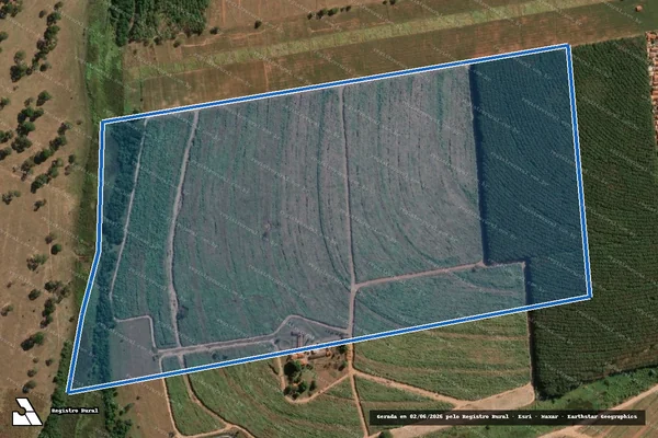Imagem de satélite de SITIO GUARANI - Parcela 1 em Adolfo - SP