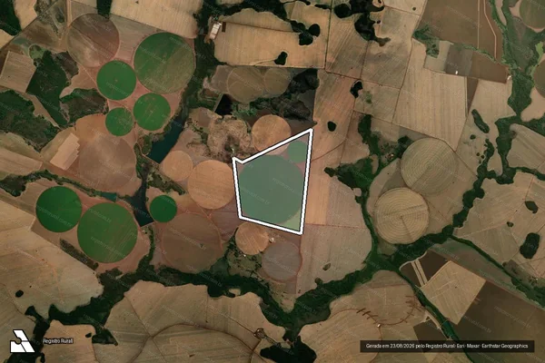 Imagem de satélite de FAZENDA SANTA BARBARA - GLEBA 08 - 001 em Paraúna - GO