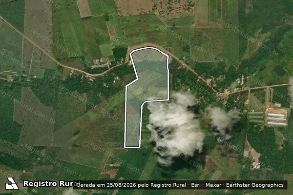 Imagem de satélite de Fazenda Águia Dourada - Fazenda Águia Dourada ? Parcela 04 em São Caetano de Odivelas - PA